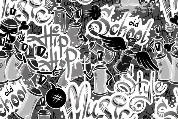 Tapet stil street art