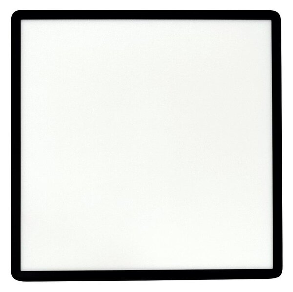 Plafonieră LED/40W/230V 3000/4000/6500K 50x50 cm neagră