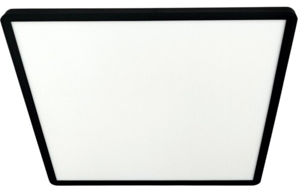 Plafonieră LED/40W/230V 3000/4000/6500K 50x50 cm neagră
