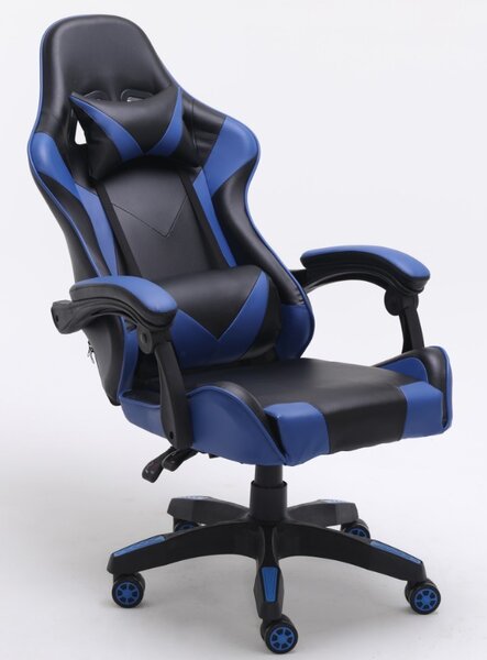 Scaun pentru gamer și birou, Remus, albastru
