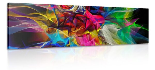 Tablou haosului colorat abstract