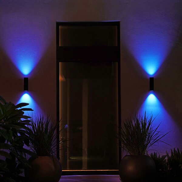 Philips Hue WACA Appear lampă perete LED negru, reglabil, Negru, Metal, Modern