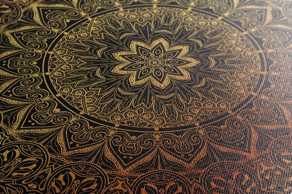 Tablou Mandala de aur orientală