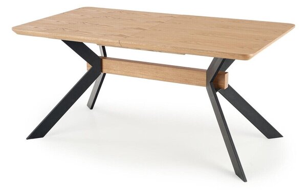 Masă Houston 1351, Negru, Stejar, 76x90x160cm, 53.5 kg