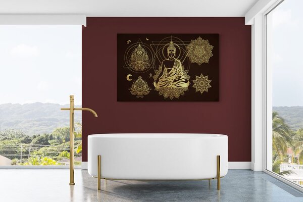 Tablou Buddha de aur