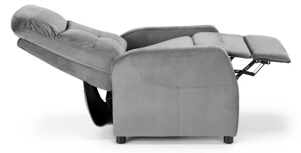 Fotoliu recliner Houston 992Gri deschis, 10x6x8cm, Tapiterie, PicioarePicioare: Plastic