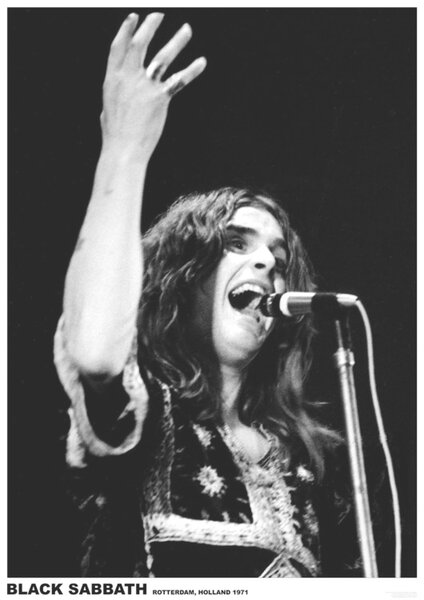 Poster Black Sabbath (Ozzy Osbourne) - Rotterdam, Holland 1971, (59.4 x 84 cm)