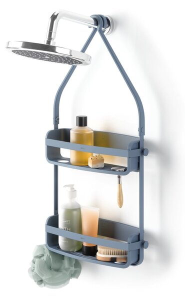 Raft pentru baie albastru suspendat din plastic Flex – Umbra