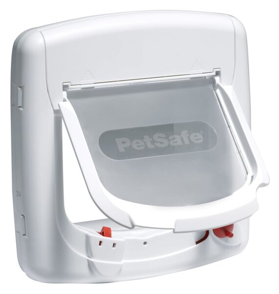 PetSafe Clapetă magnetică cu 4 căi pentru pisici Deluxe 400 alb 5005 5005