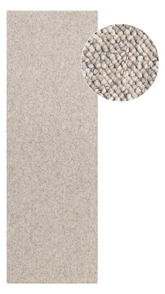 Covor tip traversă gri/crem lavabil 80x240 cm Rocco Dark Cream – Elle Decoration