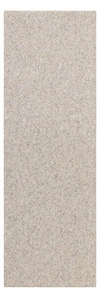 Covor tip traversă gri/crem lavabil 80x240 cm Rocco Dark Cream – Elle Decoration