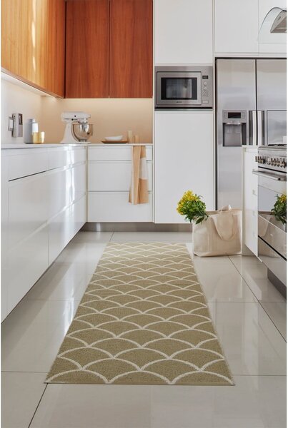 Covor tip traversă pentru interior și exterior bej 70x300 cm Kotte Sand – Pappelina