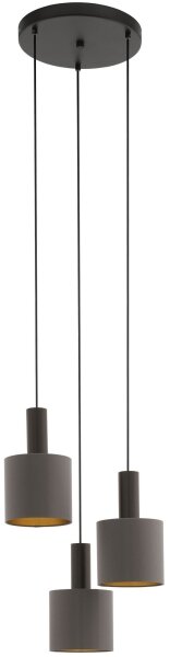 Eglo 97684 - Lustră pe cablu CONCESSA 1 3xE27/60W/230V