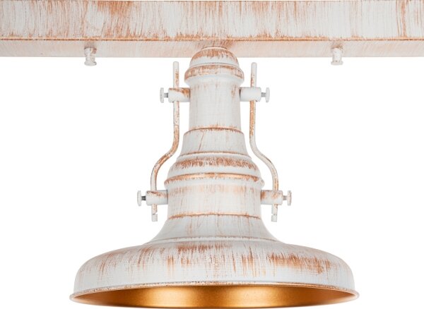 Brilagi - Plafonieră PYRONIC 3xE27/40W/230V crem/patină