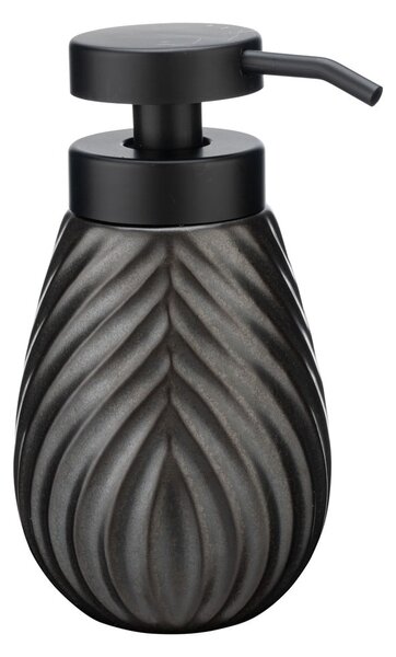Dozator de săpun lichid gri antracit din ceramică 330 ml Idro – Wenko