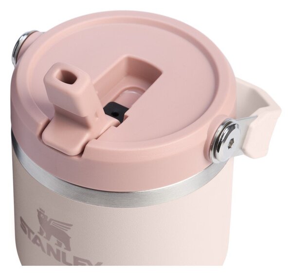 Termos roz deschis din oțel inoxidabil 600 ml IceFlow™ Flip Straw 2.0 Tumbler Rose Quartz – Stanley