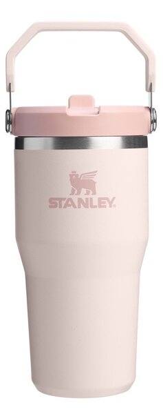 Termos roz deschis din oțel inoxidabil 600 ml IceFlow™ Flip Straw 2.0 Tumbler Rose Quartz – Stanley