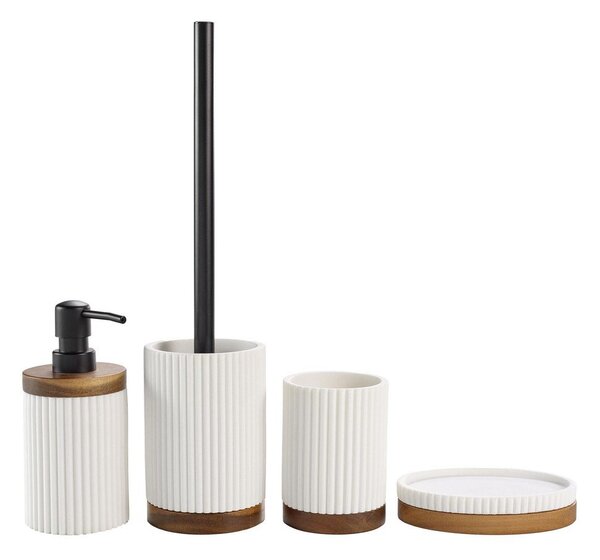 Perie de WC albă din polirășină Niagara – douceur d'intérieur