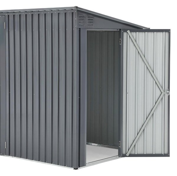 Căsuță de grădină pentru unelte Avenberg, 2,43 × 1,12 m, antracit
