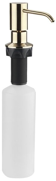Sapho Sapho, dozator de sapun incastrat, rotund, auriu mat, SP023GB