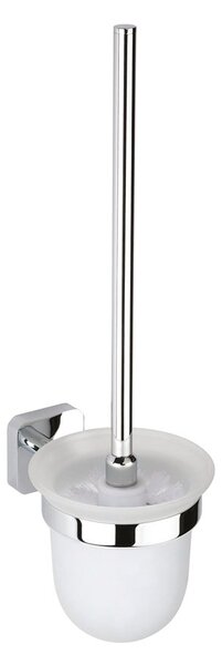 Sapho Sapho, perie de perete WC INSIA, bol sticla lapte, crom, IS008
