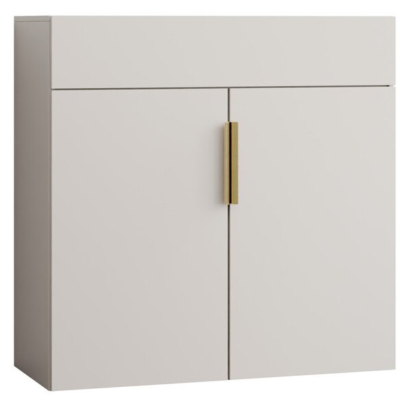 Comodă Comfivo MagisterBej, Auriu, Cu sertare și uși, 10x10x4cm