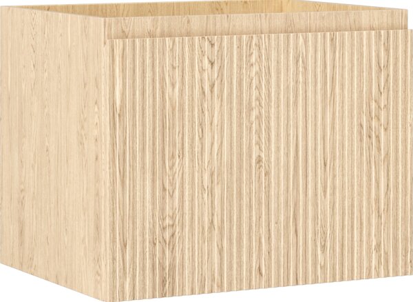 Mexen Rivel, mobilier baie 60 cm, 1 sertar, canelat, stejar, 91A20-06047-1-BF81