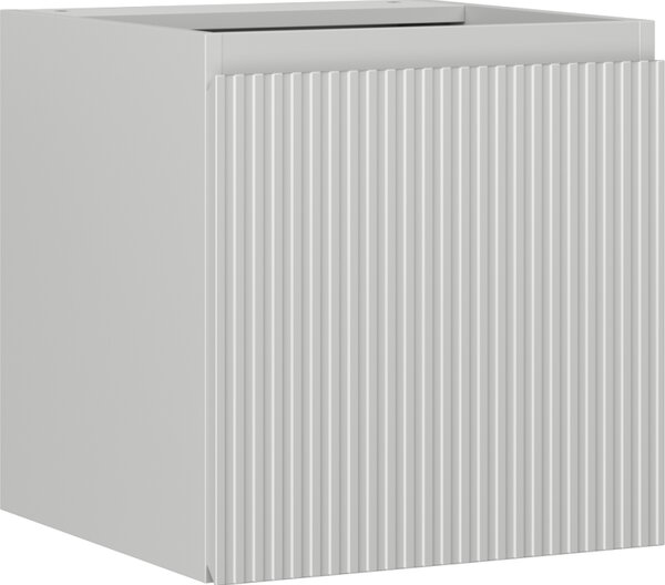 Mexen Rivel, mobilier baie 45 cm, 1 ușă, cu caneluri, gri mat, 91A21-04547-1-BF62
