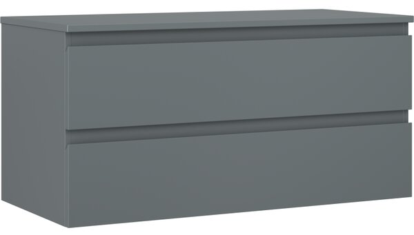 Mexen Orio, mobilier de baie 100 cm cu blat, 2 sertare, grafit mat, 91A10-10047-2-BFFC66