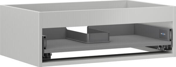 Mexen Box-A, dulap suspendat 70 cm, 1 sertar, gri mat, 91AX0-0700-235-1-62