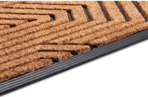 Covoraș de intrare din fibre de nucă de cocos 45x75 cm Labyrinth – Hanse Home