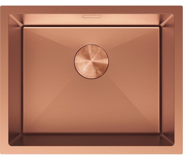 Chiuvetă Mexen Trixo, din oțel inoxidabil cu 1 cuvă, 540 x 440 mm, cupru periat, 6414541000-65