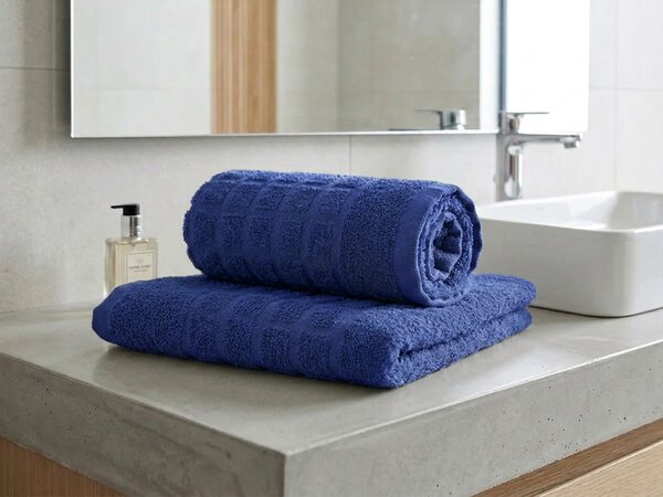 Prosop SOFT 50 x 100 cm albastru regal, 100% bumbac