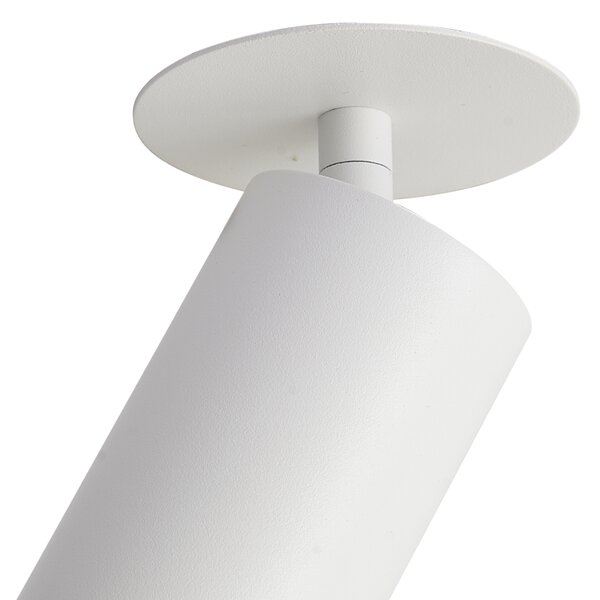 Set de 6 spoturi încastrate moderne albe GU10 50mm IP44 - Chels