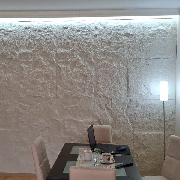 Panou 3D pentru interior și exterior Alabaster 120x60x3cm