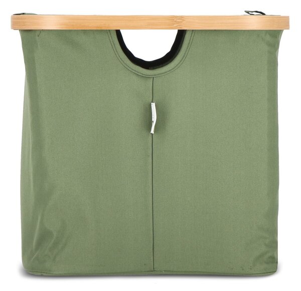 Cos pentru rufe NOLVIO 40 L, verde