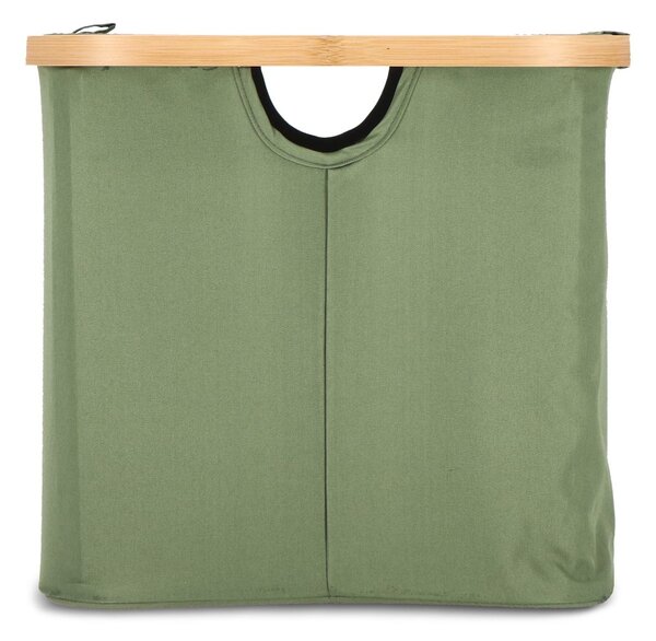 Cos pentru rufe NOLVIO 40 L, verde