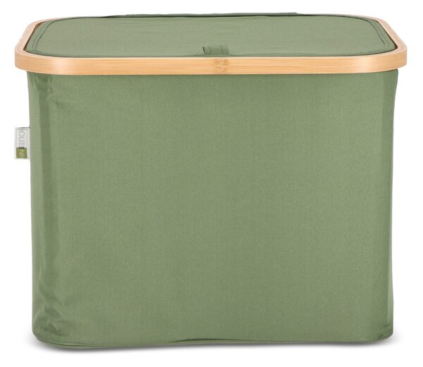 Cos pentru rufe NOLVIO 40 L, verde
