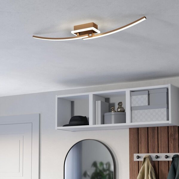 Plafonieră LED Eglo 901219 LUNGOLAGO LED/12W/230V 4000K cupru