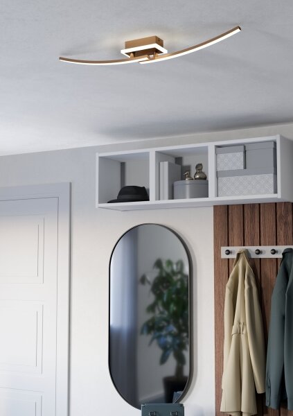 Plafonieră LED Eglo 901219 LUNGOLAGO LED/12W/230V 4000K cupru