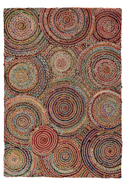 Covor Boho Tulum 356, Multicolor, Inaltime fir 6 mm