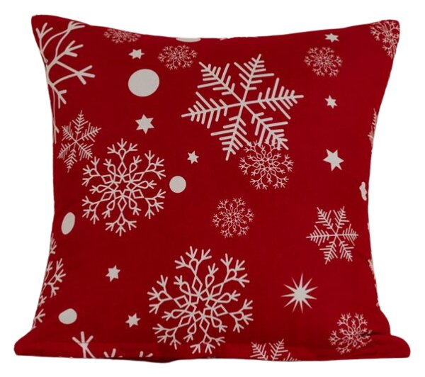 Husa de perna din microfibra SNOWFALL 45x45 cm, rosu