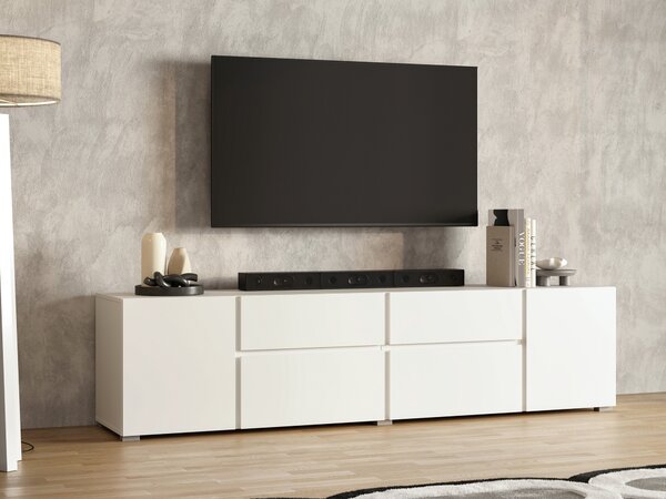 Comodă TV Elbleve 100Alb, 19x5x4cm