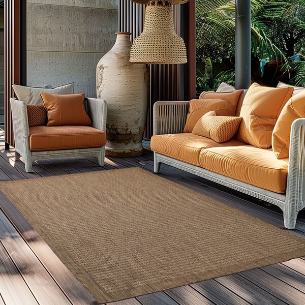 Covor pentru exterior și interior în culoare naturală 60x100 cm Giza 1410 – Ayyildiz Carpets