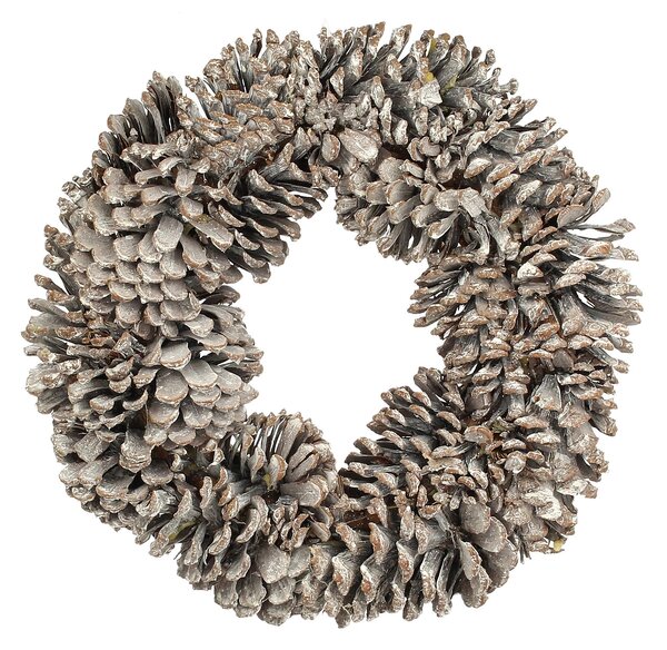 Decoratiune coronita con de iarnă ⌀30cm naturală