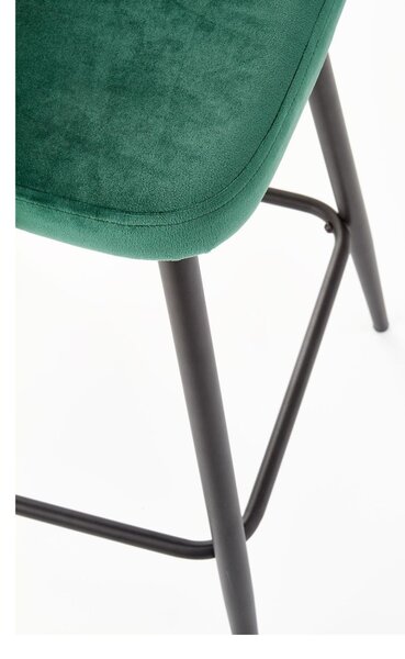 Scaun de bar H96 verde