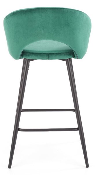 Scaun de bar H96 verde