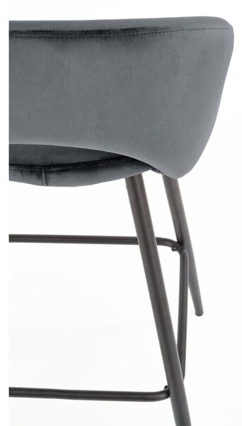 Scaun de bar H96 gri