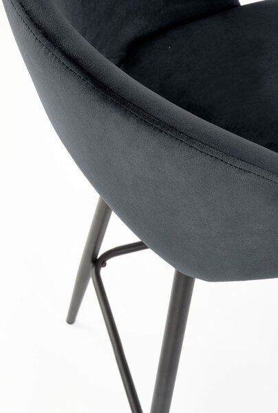 Scaun de bar H96 negru
