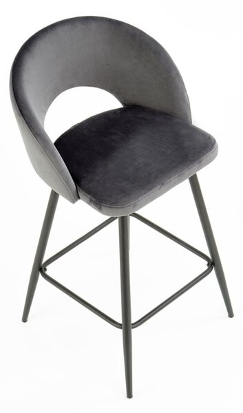 Scaun de bar H96 gri